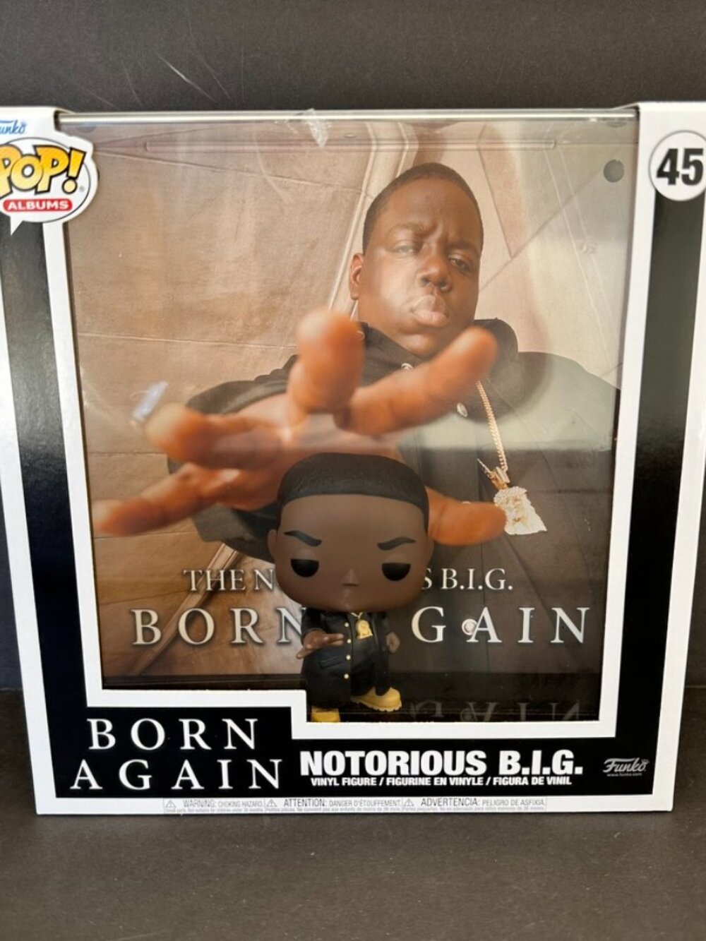 Funko Pop Biggie Smalls Notorious B I G Born Again Album Cover NEW